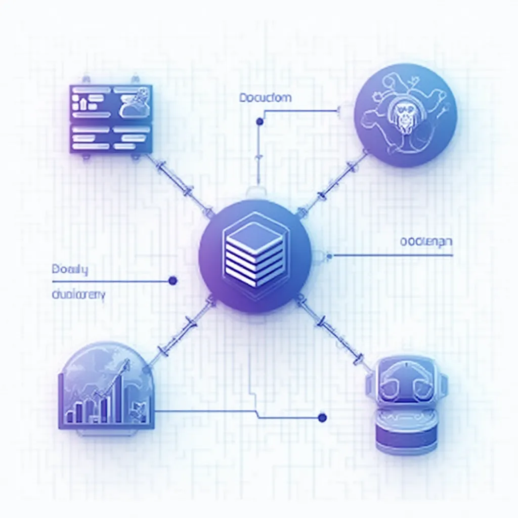 Diagramme de workflow d'automatisation avec processus connectés