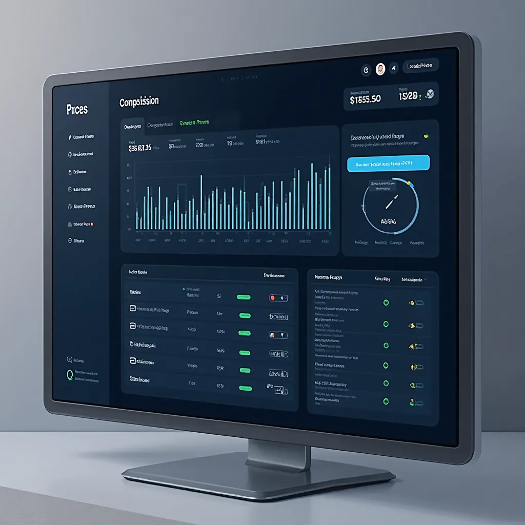 Dashboard de comparaison des coûts d'automatisation